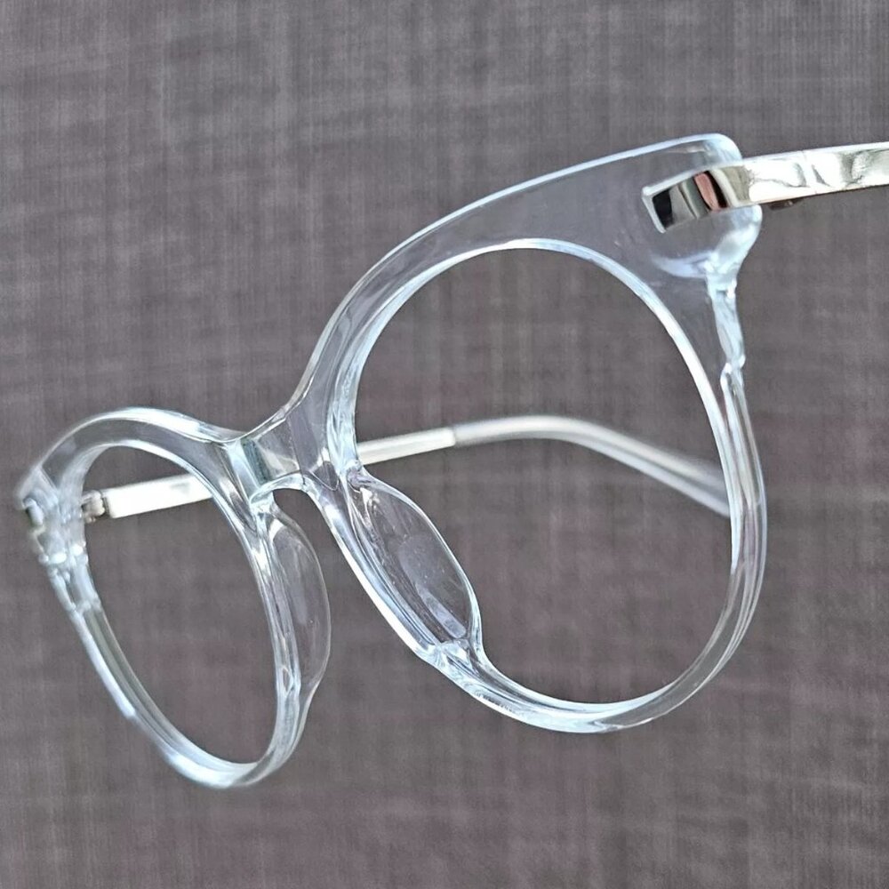 Zenni Eyeglasses Frame Clear/Gold Glasses Frame